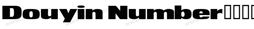 Douyin Number字体转换